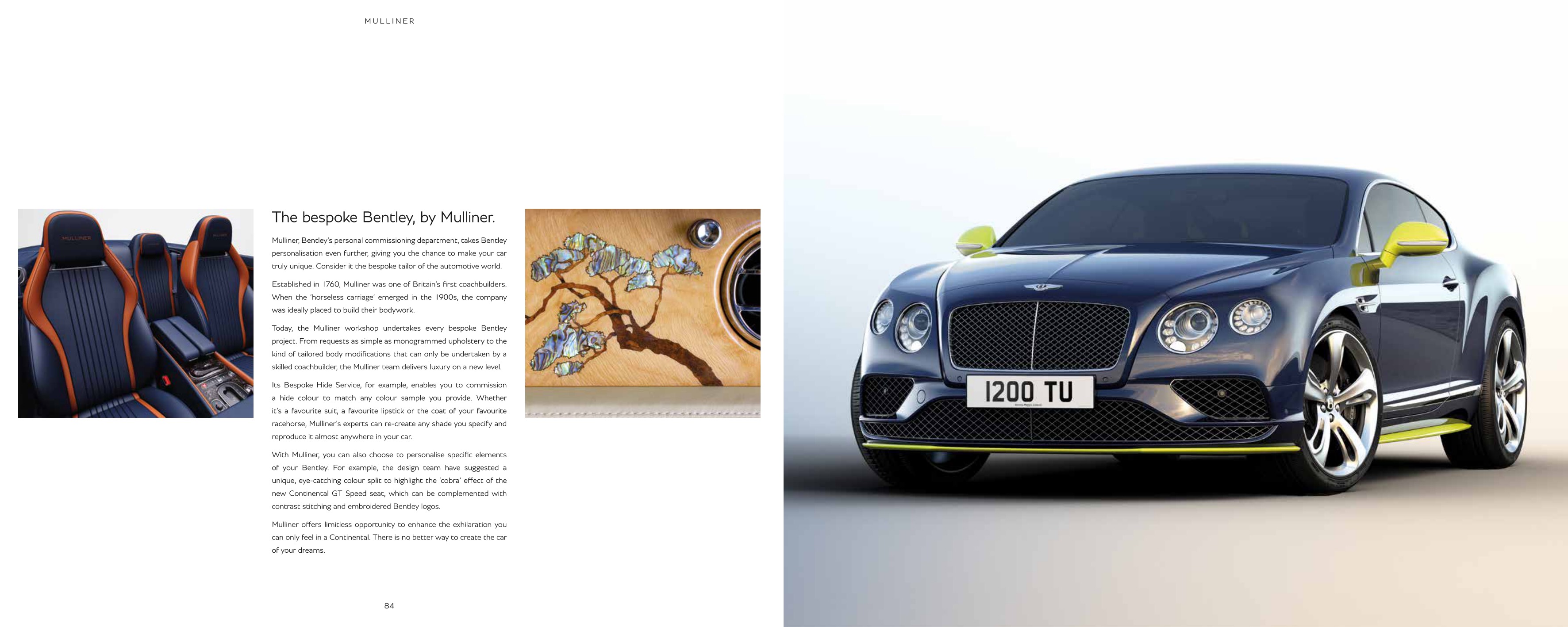 2016 Bentley Continental GT Brochure Page 8